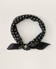 Accessories | Women The Great. The Bandana. Almost Black