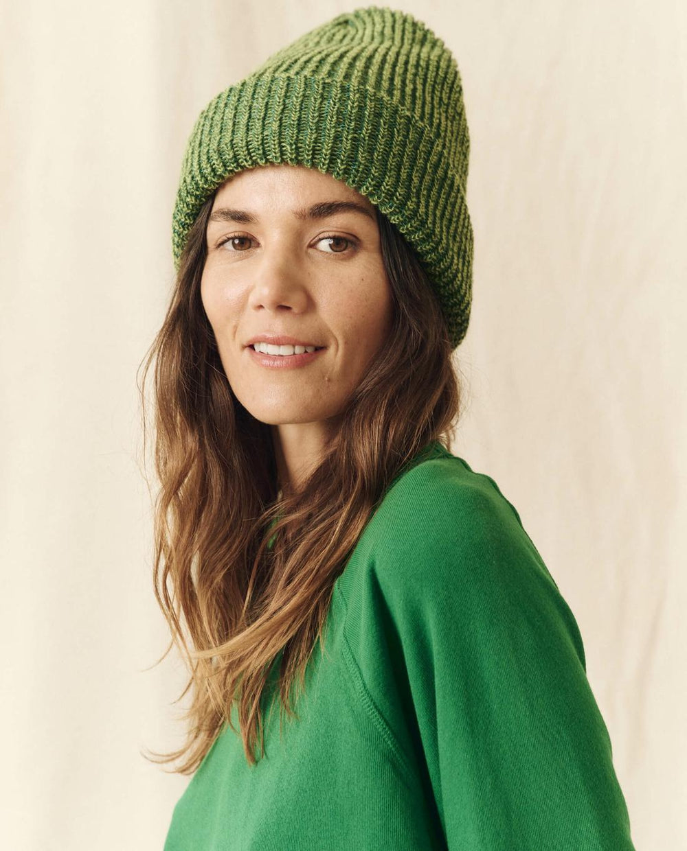 Accessories | Women The Great. The Beanie. Marled Holly Leaf