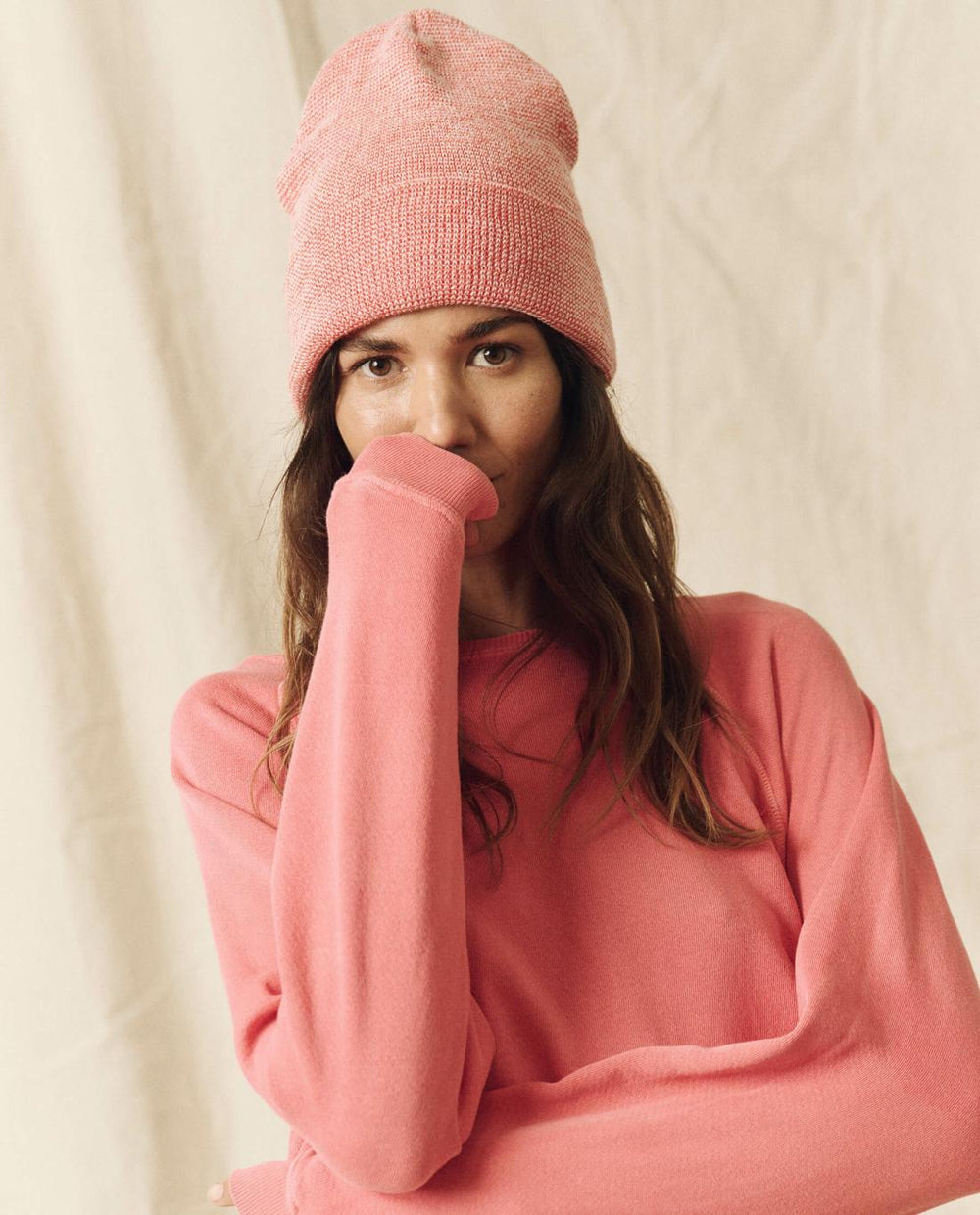 Accessories | Women The Great. The Beanie. Persimmon Stripe