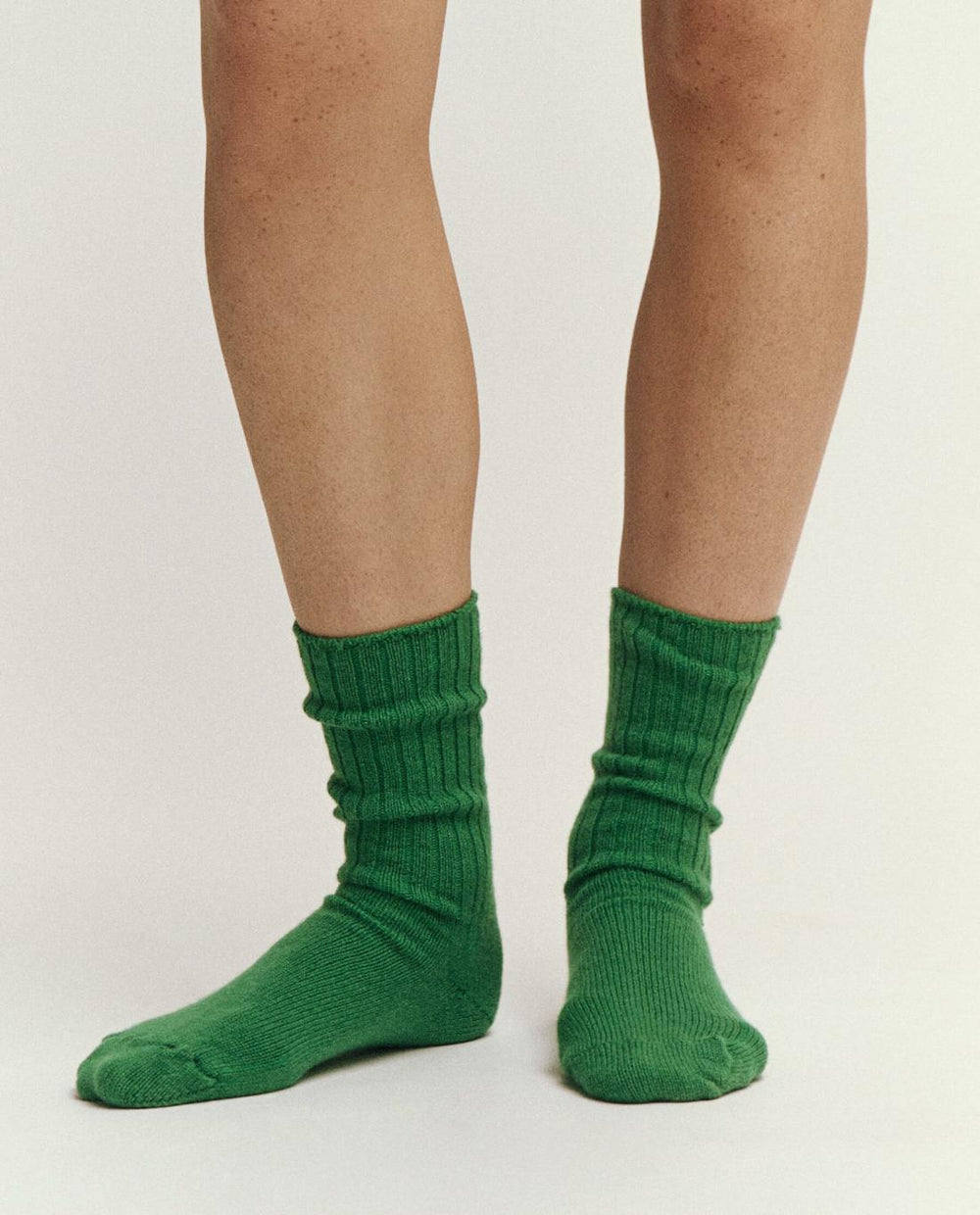 Accessories | Women The Great. The Cashmere Sock. Bright Alpine