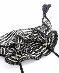 Accessories | Women The Great. The Cinched Bag. Black And Cream