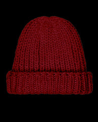 Accessories | Women The Great. The Handknit Chunky Beanie. Red Berry
