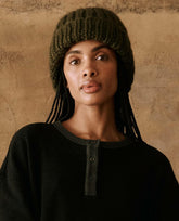 Accessories | Women The Great. The Handknit Chunky Beanie. Winter Moss
