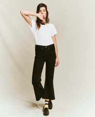 Denim | Women The Great. The Kick Bell Jean. Carbon