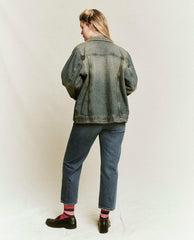 Denim | Women The Great. The Slouchy Jean Jacket. Cargo Wash