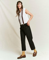 Denim | Women The Great. The Wayne Jean. Midnight Rinse