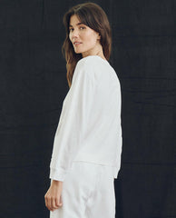 Long Sleeve Tees | Women The Great. The Campus Crew. True White