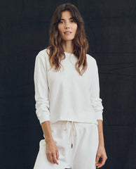 Long Sleeve Tees | Women The Great. The Campus Crew. True White