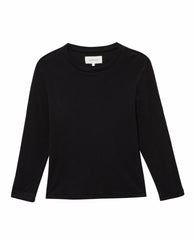 Long Sleeve Tees | Women The Great. The Long Sleeve Recycled Slim Crew. Night