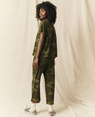 Novelty Tees & Sweats | Women The Great. The Boxy Crew. Novelty Deep Woods Camo