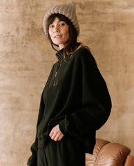 Novelty Tees & Sweats | Women The Great. The Slouch Trail Sweatshirt. Almost Black