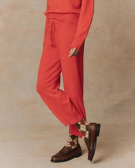 Pants | Women The Great. The Cashmere Lantern Pant. Ember