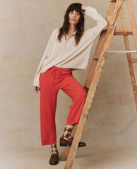 Pants | Women The Great. The Cashmere Lantern Pant. Ember