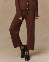 Pants | Women The Great. The Cashmere Lantern Pant. Santal