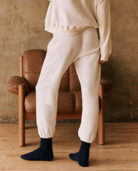 Pants | Women The Great. The Fleece Stadium Sweatpant. Washed White