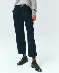 Pants | Women The Great. The Tradesman Pant. Navy Pin Stripe