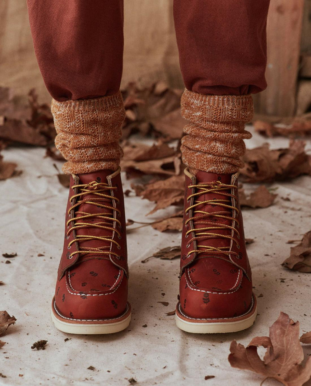 Shoes | Women The Great. The Red Wing Heritage Boot. Oro Legacy Embossed Floral