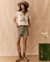 Skirts & Shorts | Women The Great. The Clark Short. Gravel Wash