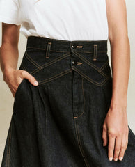 Skirts & Shorts | Women The Great. The Field Skirt. Rinse Wash