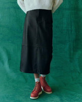 Skirts & Shorts | Women The Great. The Leather Column Skirt. Black