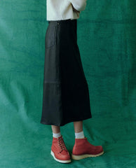 Skirts & Shorts | Women The Great. The Leather Column Skirt. Black