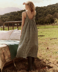 Sleep Dresses | Women The Great. The Slip Sleep Dress. Geo Medallion Print