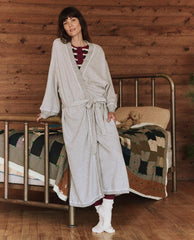 Sleep Robes | Women The Great. The Sweatshirt Robe. Heather Grey