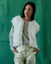 Sweaters | Women The Great. The Boucle Loop Vest. Soft White