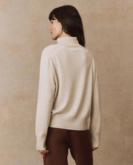 Sweaters | Women The Great. The Cashmere Turtleneck Sweater. Ivory
