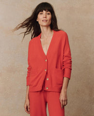 Sweaters | Women The Great. The Cashmere Varsity Cardigan. Ember