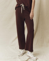 Sweatpants | Women The Great. The Lap Sweatpant. Solid Toasted Walnut