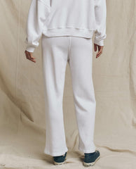 Sweatpants | Women The Great. The Lap Sweatpant. Solid True White