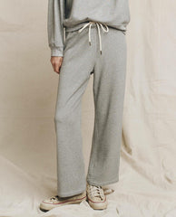 Sweatpants | Women The Great. The Lap Sweatpant. Solid Varsity Grey