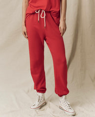 Sweatpants | Women The Great. The Stadium Sweatpant. Solid Campfire