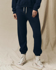 Sweatpants | Women The Great. The Stadium Sweatpant. Solid True Navy
