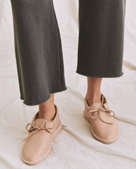 Sweatpants | Women The Great. The Wide Leg Cropped Sweatpant. Washed Black