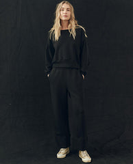 Sweatpants | Women The Great. The Win Sweatpant. True Black