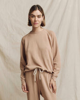 Sweatshirts | Women The Great. The College Sweatshirt. Solid Biscotti