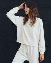 Sweatshirts | Women The Great. The League Sweatshirt. True White