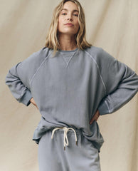 Sweatshirts | Women The Great. The Slouch Sweatshirt. Solid Big Sky