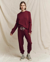Sweatshirts | Women The Great. The Slouch Sweatshirt. Solid Plum