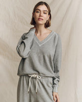 Sweatshirts | Women The Great. The V Varsity Grey