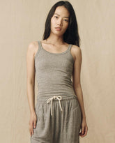 Tanks | Women The Great. The Slim Tank. Solid Heather Grey