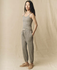 Tanks | Women The Great. The Slim Tank. Solid Heather Grey