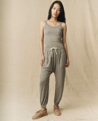 Tanks | Women The Great. The Slim Tank. Solid Heather Grey