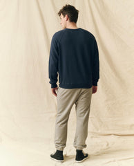 Tees & Sweats | Men The Great. The Men's College Sweatshirt. True Navy