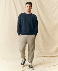 Tees & Sweats | Men The Great. The Men's College Sweatshirt. True Navy