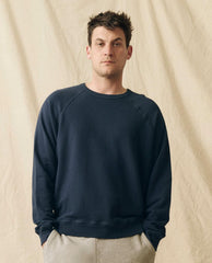 Tees & Sweats | Men The Great. The Men's College Sweatshirt. True Navy