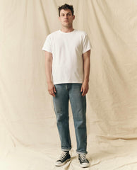 Tees & Sweats | Men The Great. The Men's Pure Knits Boxy Crew. Solid True White