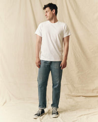 Tees & Sweats | Men The Great. The Men's Pure Knits Slim Tee. True White